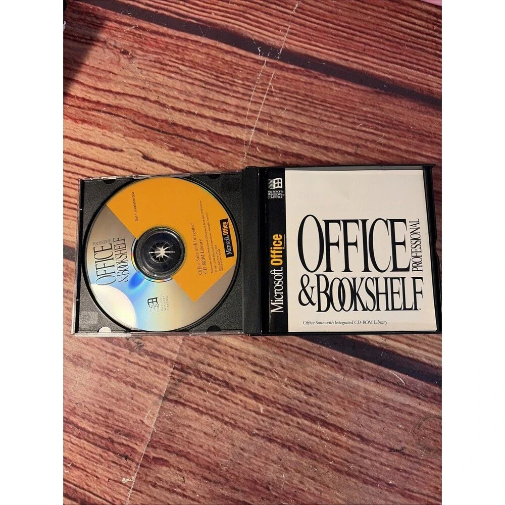 MICROSOFT OFFICE PROFESSIONAL 4.3 PC CD-ROM SOFTWARE 1994